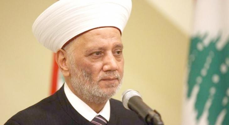 مفتي الجمهورية اللبنانية يصف الاعتداء على المعتكفين بالمسجد الأقصى بـ"الإرهاب الموصوف" 