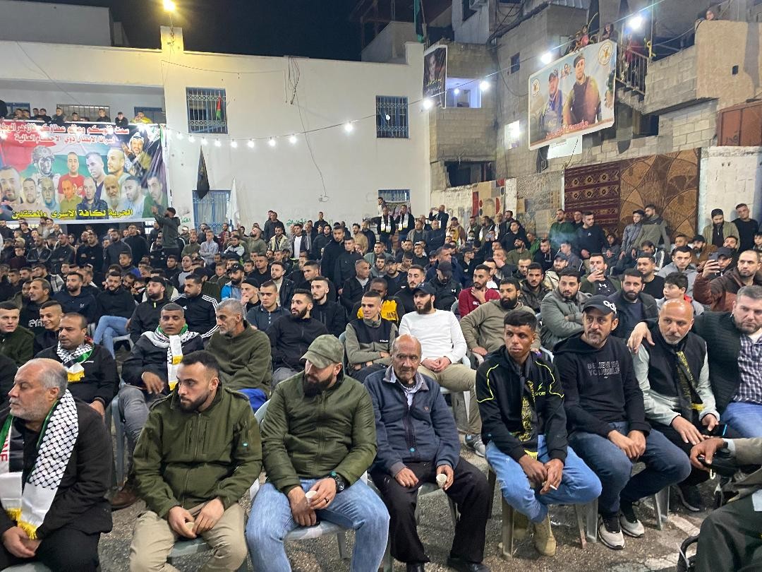 إقامة مهرجان تأبيني للشهداء في مخيم جنين