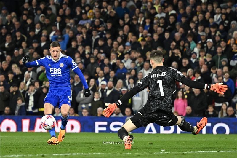 بالصور: فاردي يخطف نقطة لليستر من عقر دار ليدز