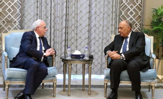 المالكي يُطلع نظيره المصري على آخر مستجدات الأوضاع في فلسطين