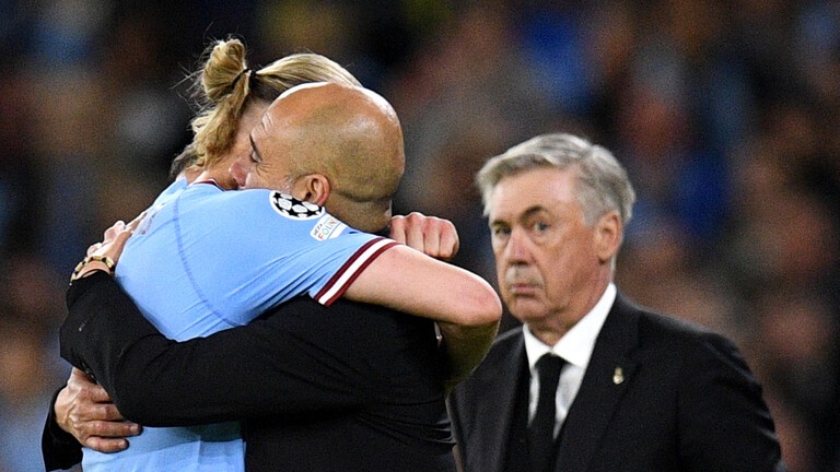 ماذا قال غوارديولا بعد إقصاء ريال مدريد برباعية؟