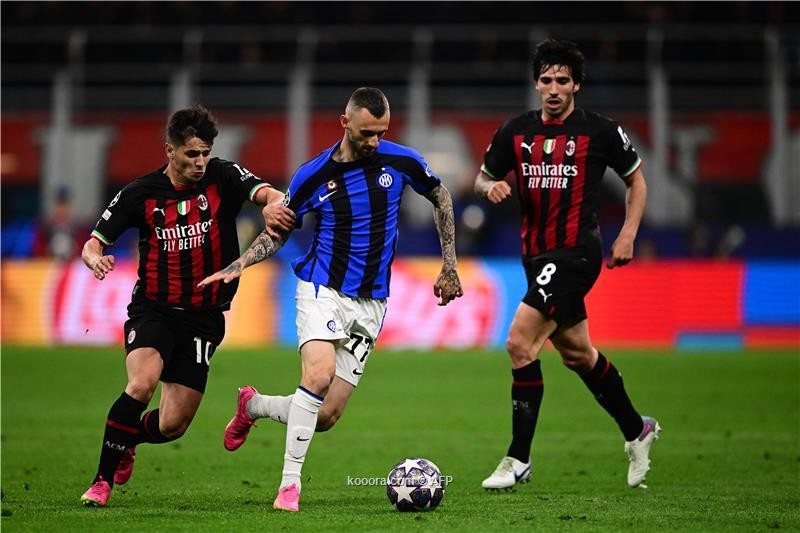 بالصور: إنتر يصعق ميلان مبكرا ويمهد طريق نهائي الأبطال
