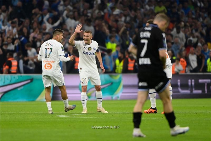 بالصور : مارسيليا يصعق أوكسير.. ويقلص الفارق مع سان جيرمان