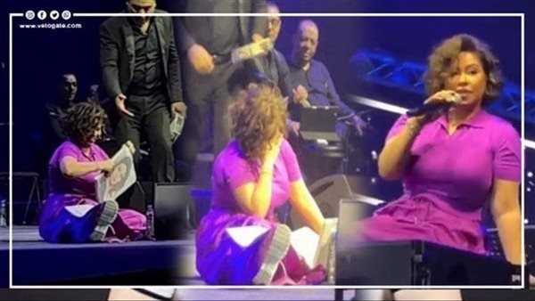 شيرين تطمئن جمهورها بعد سقوطها على المسرح: أنا بخير وعالجوني على يد دكتور رونالدو