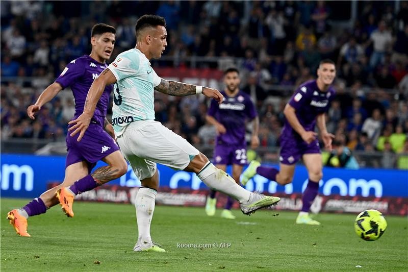 إنتر ميلان ينتفض على فيورنتينا ويتوج بكأس إيطاليا