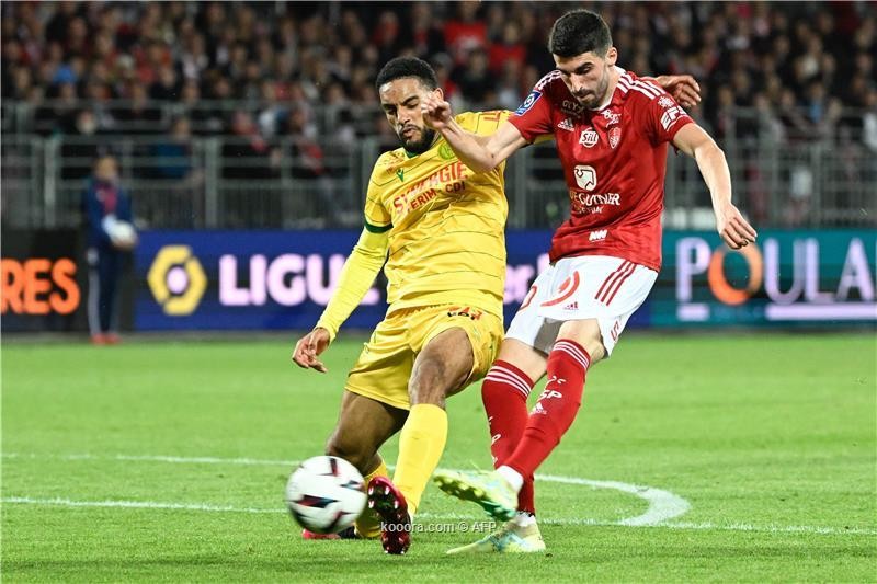 بالصور : بريست يعمق جراح نانت في الدوري الفرنسي