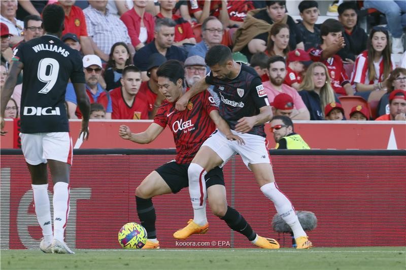 بالصور: بيلباو يخرج من عرين مايوركا بتعادل قاتل