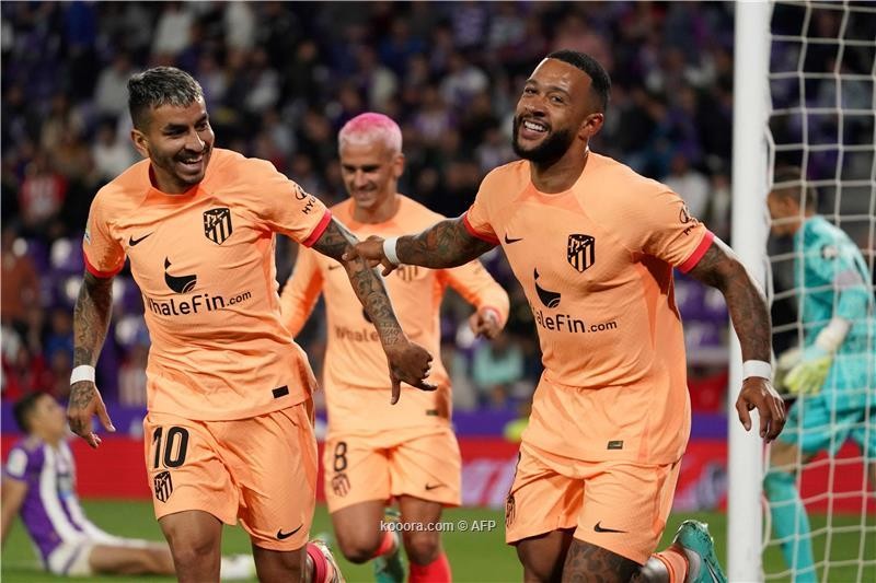 بالصور : أتلتيكو مدريد يواصل تضييق الخناق على الريال بخماسية على بلد الوليد