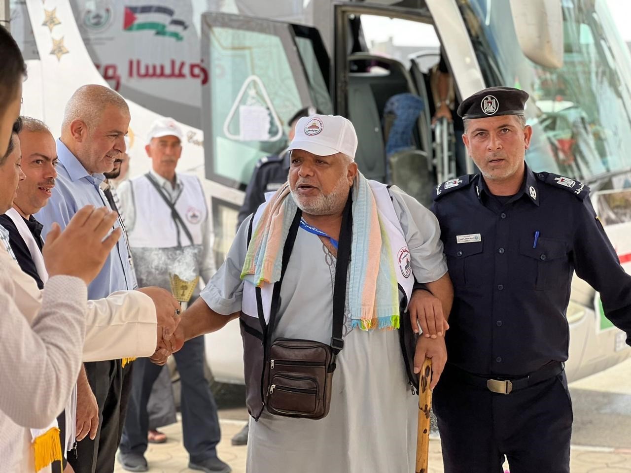 بدء مغادرة الفوج الثالث من حجاج قطاع غزة إلى الديار الحجازية