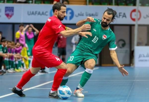 بالصور :  صالات العراق تهزم فلسطين في كأس العرب