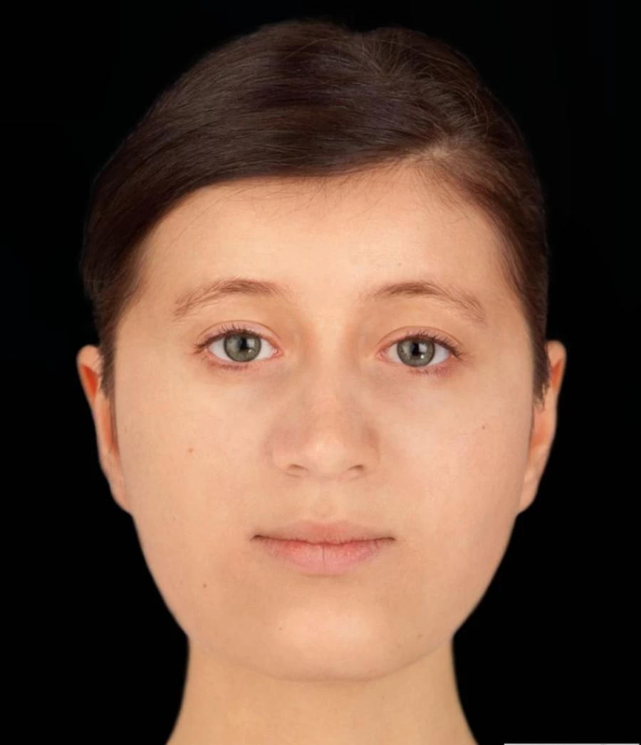 الكشف عن وجه فتاة توفيت منذ أكثر من 1300 عام