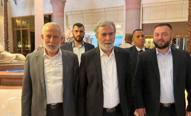 وفد "الجهاد" برئاسة النخالة يختتم زيارته للقاهرة