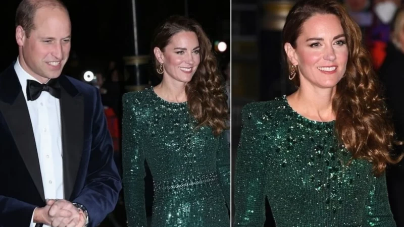 شاهد : كيت ميدلتون تعيد ارتداء فستان من عام 2021 في حفل زفاف الأمير الحسين