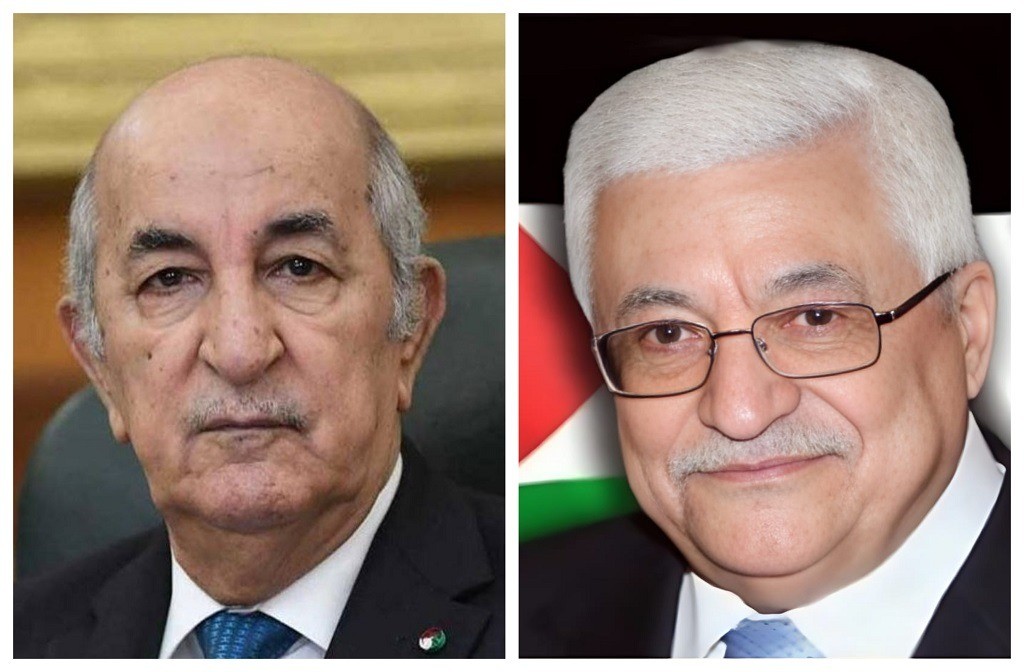 الرئيس عباس ونظيره الجزائري يتبادلان التهاني بحلول عيد الأضحى