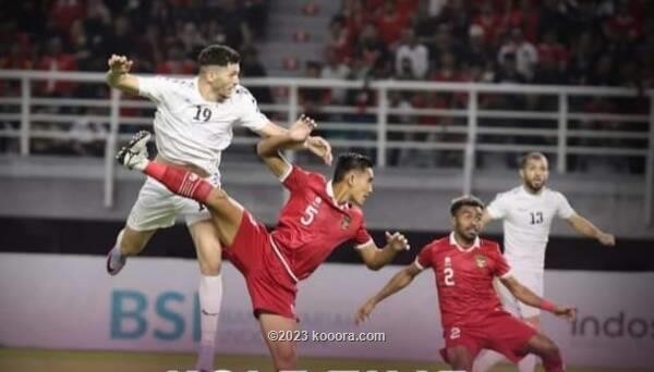 منتخب فلسطين يتعادل مع إندونيسيا