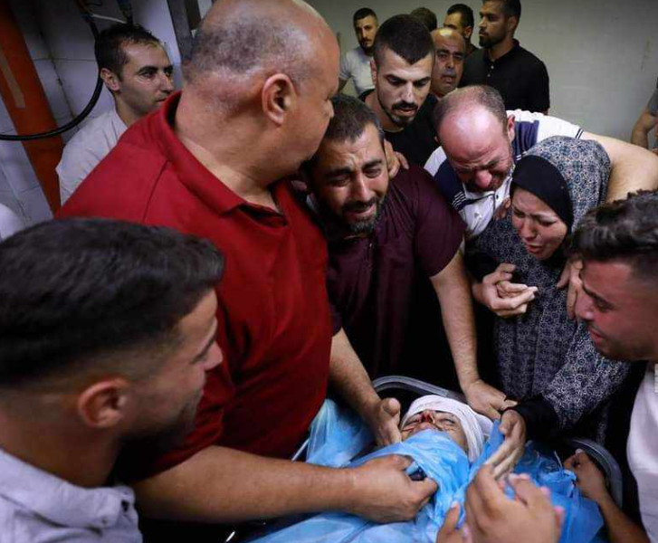 أهالي نابلس يُشيعون جثمان الشهيد فوزي مخالفة