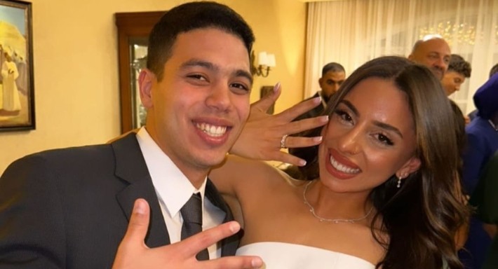 حفيد عادل إمام يحتفل بخطبته