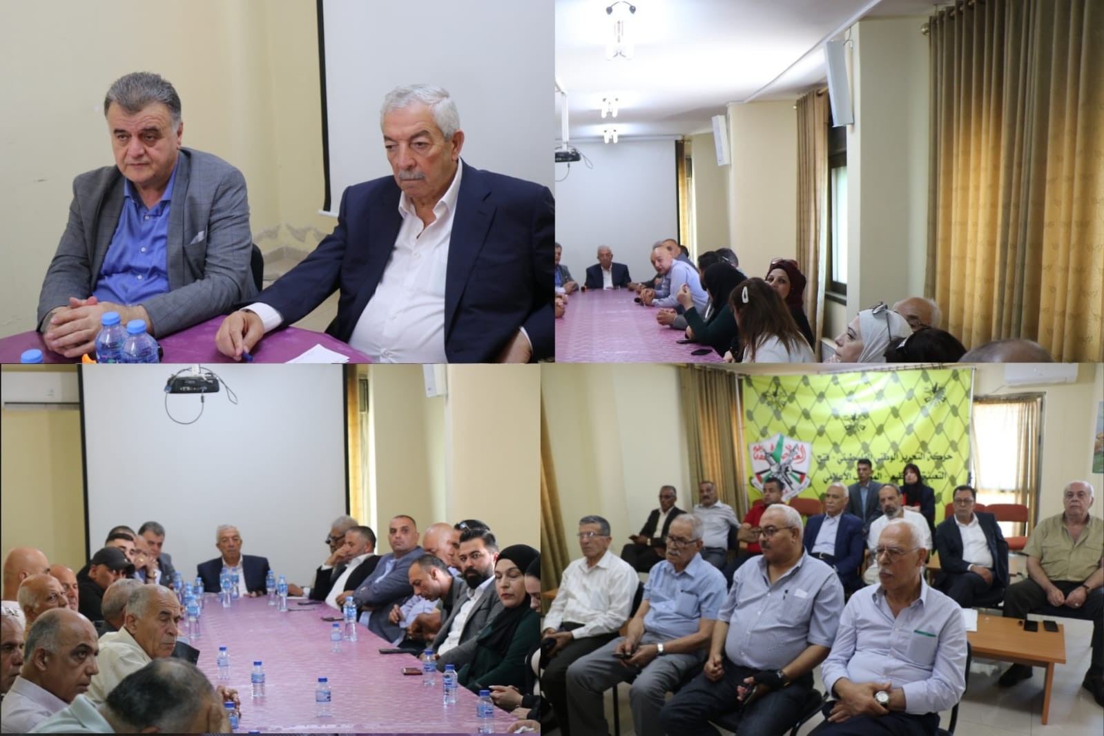 العالول يلتقي شاهر سعد ووفد من قيادات الحركة النقابية