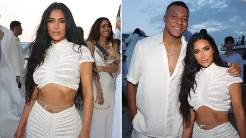 كيم كارداشيان ومبابي