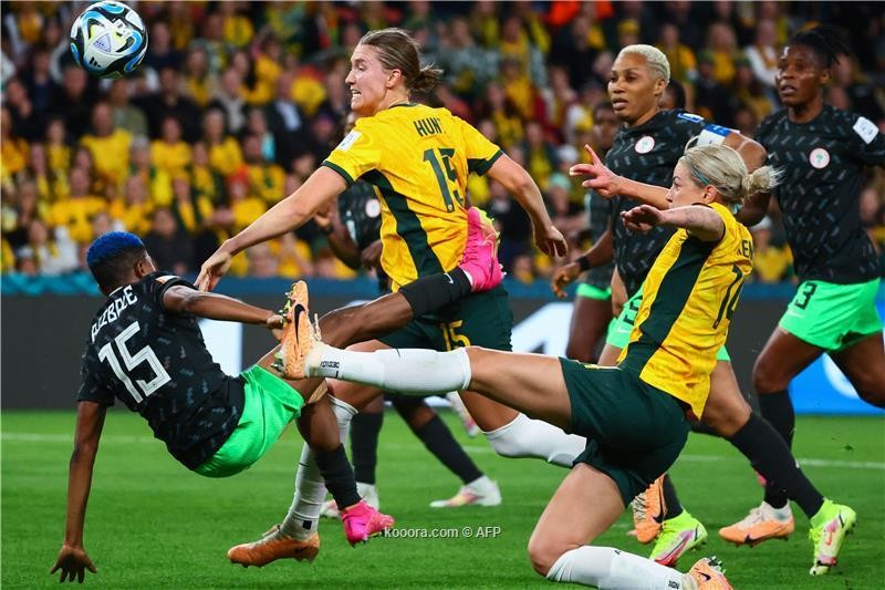 بالصور : نيجيريا تقهر أستراليا وتضع قدما في ثمن نهائي مونديال السيدات