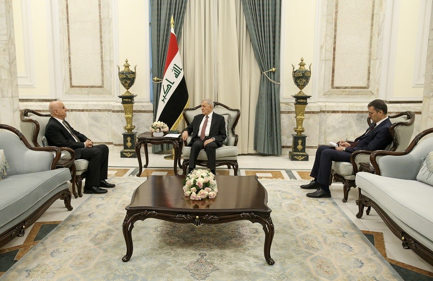 الرئيس العراقي يؤكد على دعم بلاده الدائم للقضية الفلسطينية