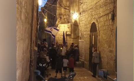 بالفيديو والصورة: مسيرة استفزازية للمستوطنين في البلدة القديمة بالقدس