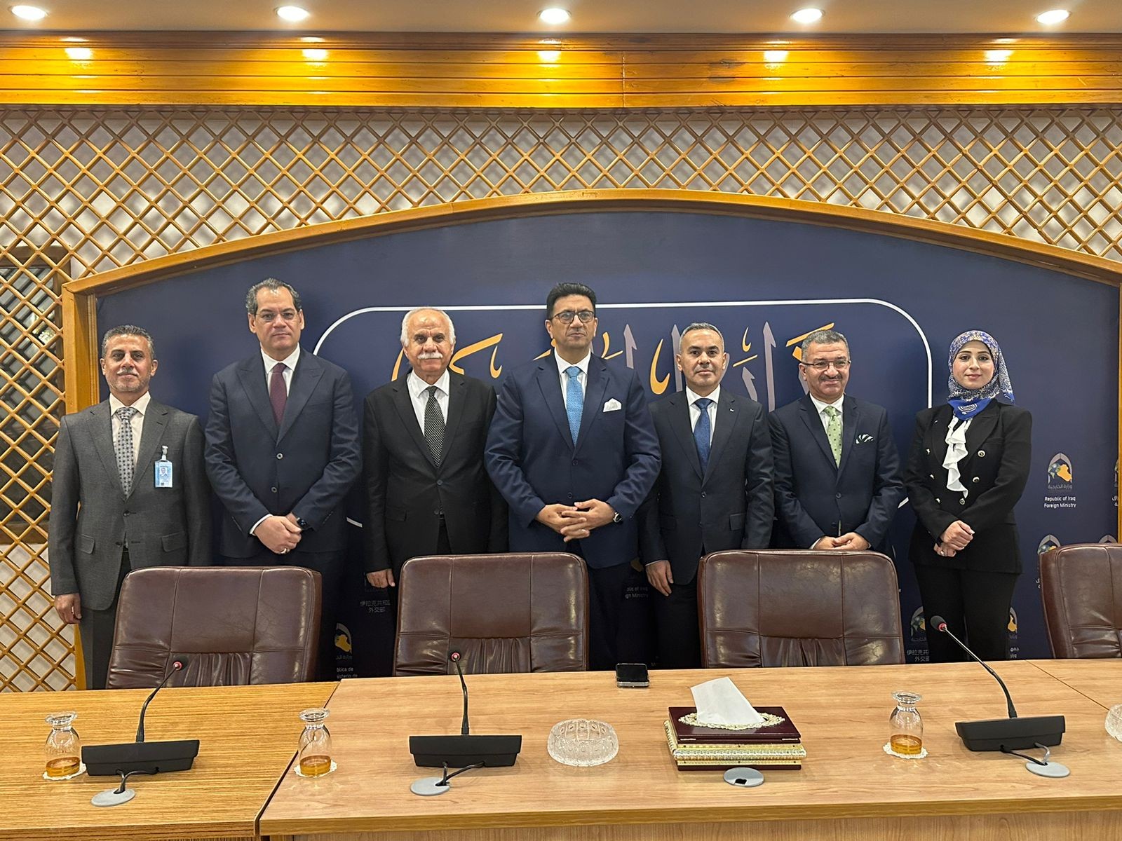 تفاصيل جلسة المشاورات السياسية الأولى بين فلسطين والعراق