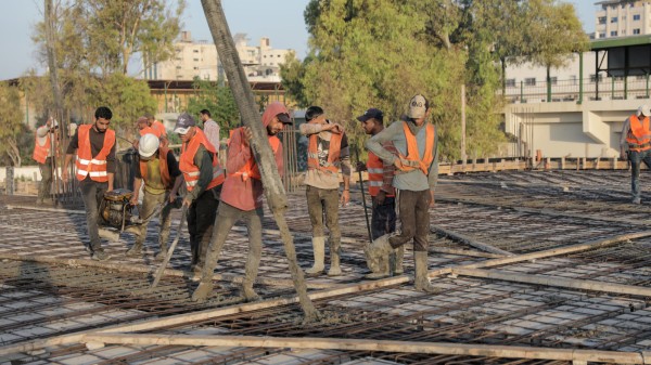 بلدية غزة تنجز 60% من مشروع إنشاء محطة ترحيل النفايات في اليرموك