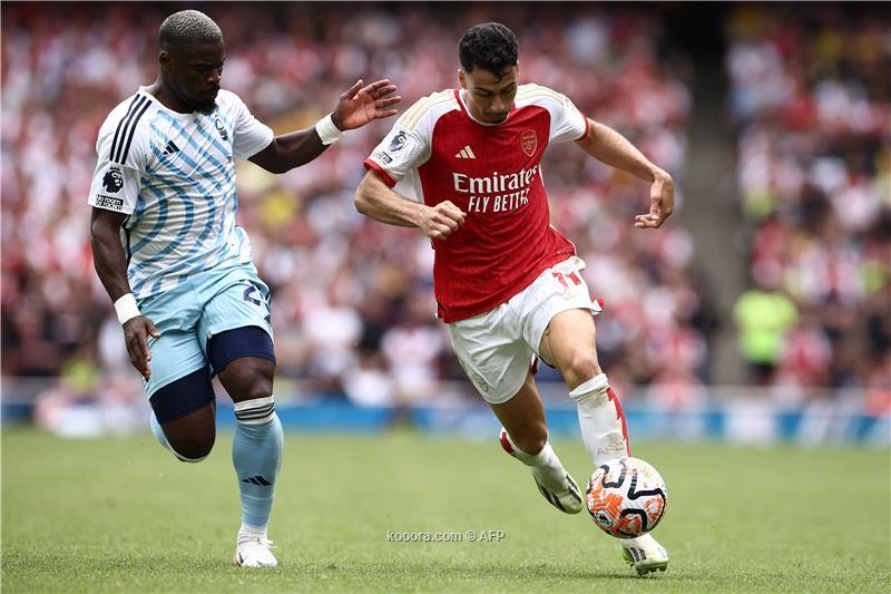 بالصور: آرسنال يفلت من صحوة نوتنجهام