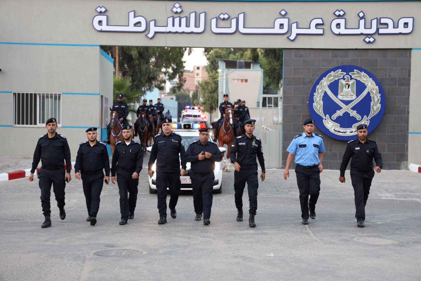 انتشار شرطة المرور مع بدء العام الدراسي الجديـد في قطاع غزة