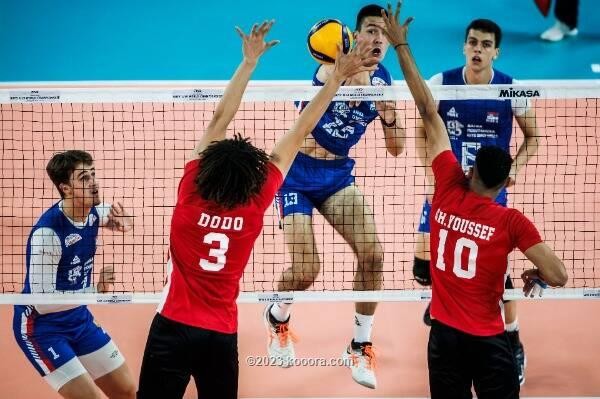 بالصور :   شباب مصر للطائرة يفتتح المونديال بإسقاط صربيا