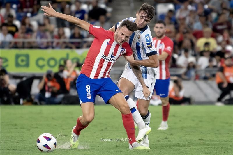 تعادل ودي بين أتلتيكو مدريد وريال سوسيداد