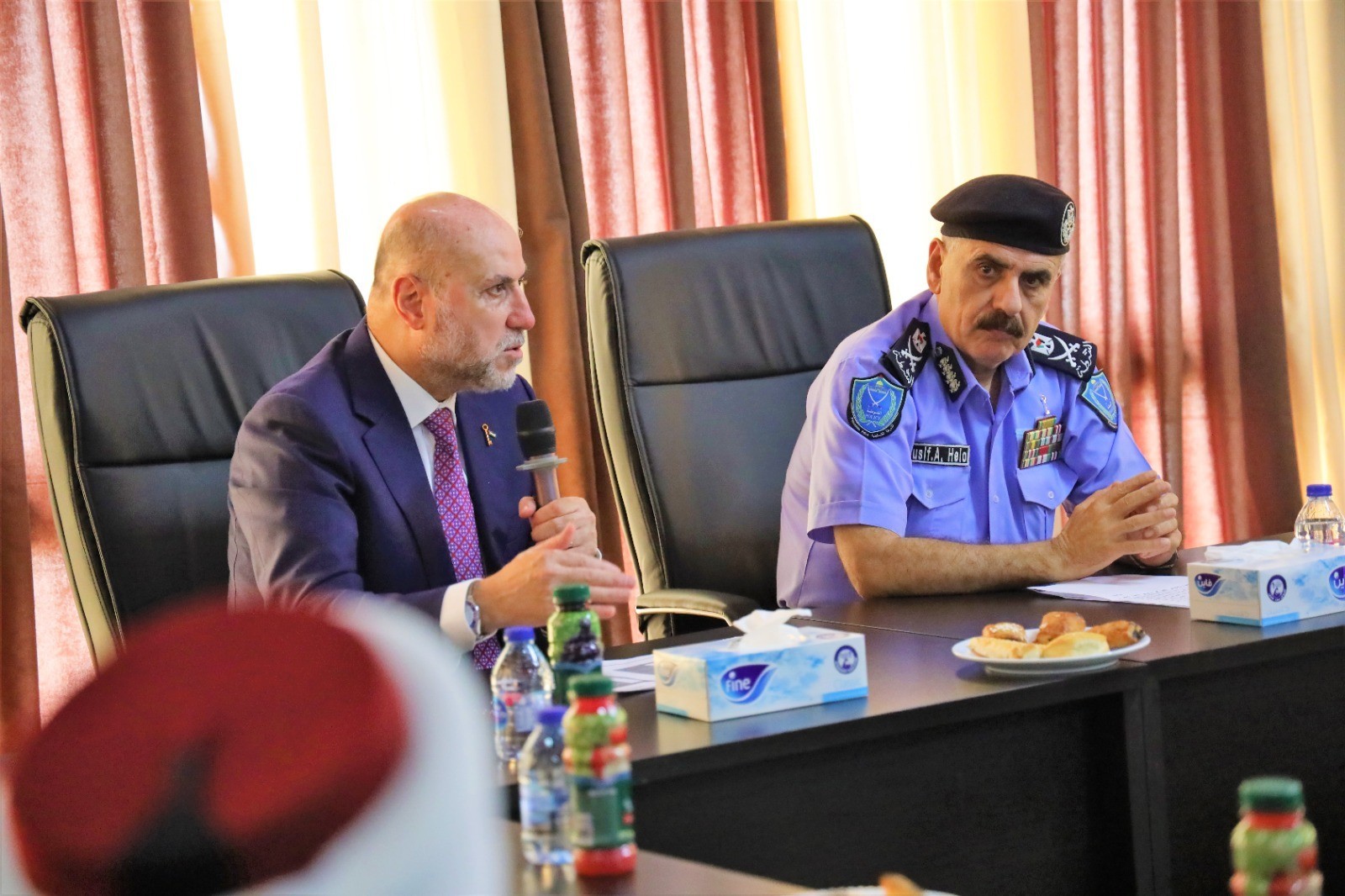 الهباش والحلو يدشنان مشروع الربط الالكتروني بين ديوان قاضي القضاة والشرطة