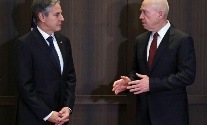 بلينكن يبحث مع وزير الشؤون الاستراتيجية "الإسرائيلي" خفض التصعيد وحل الدولتين