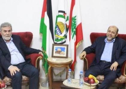 النخالة يلتقي مع أبو مرزوق لبحث أحداث مخيم عين الحلوة