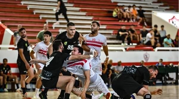 بالصور : الزمالك يفلت بفوز صعب من المعادي بدوري اليد