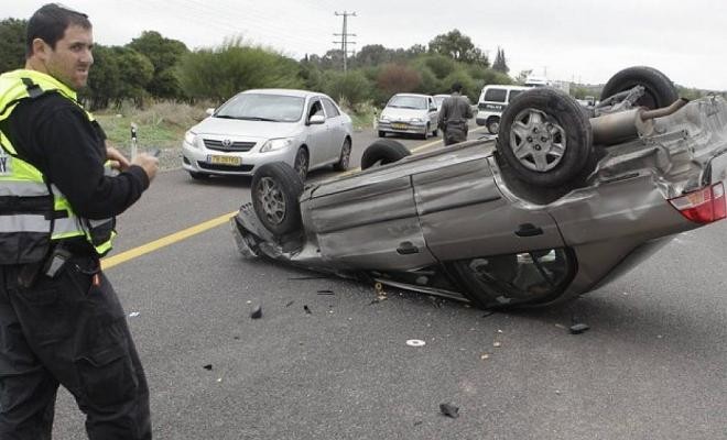 مصرع 4 شبان إثر حادث سير ذاتي شمال غرب القدس