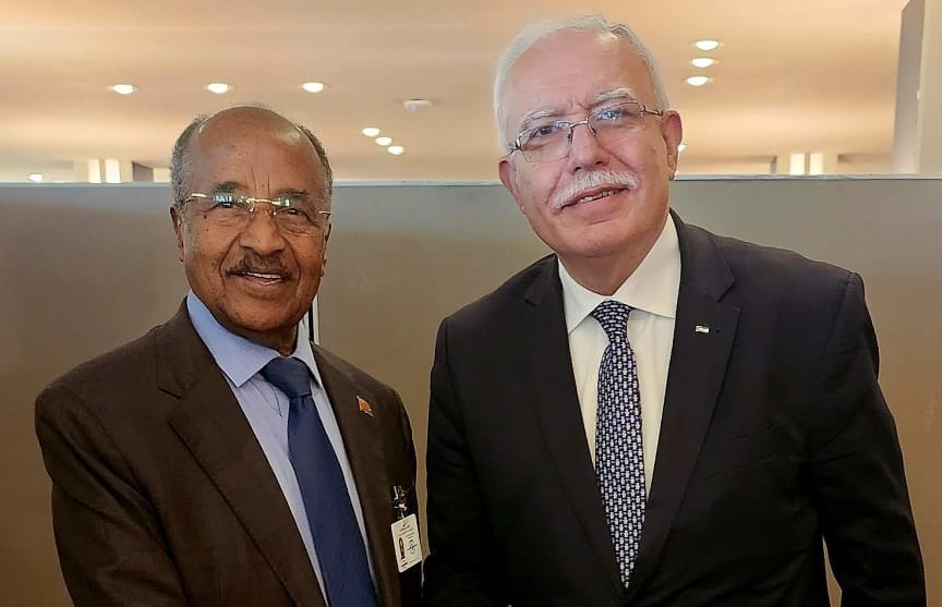 المالكي يبحث سبل تعزيز العلاقات مع نظيره الأريتري