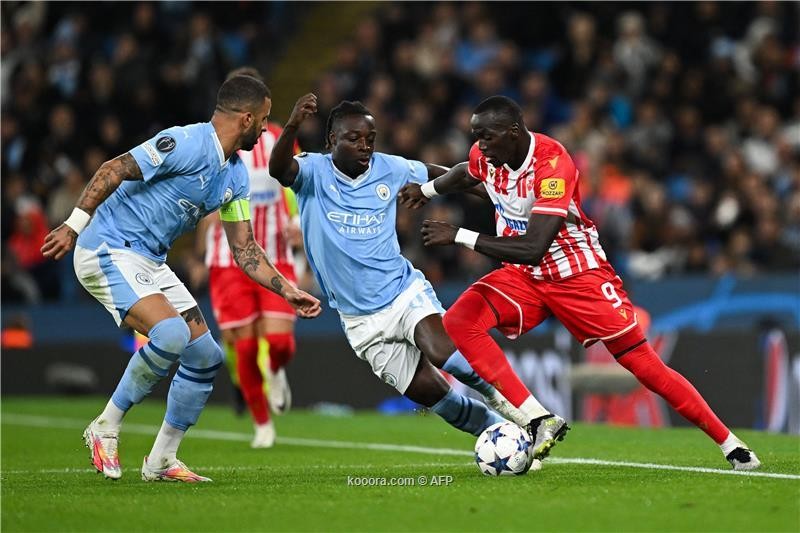 بالصور.. مانشستر سيتي يبطل مفاجأة النجم الأحمر