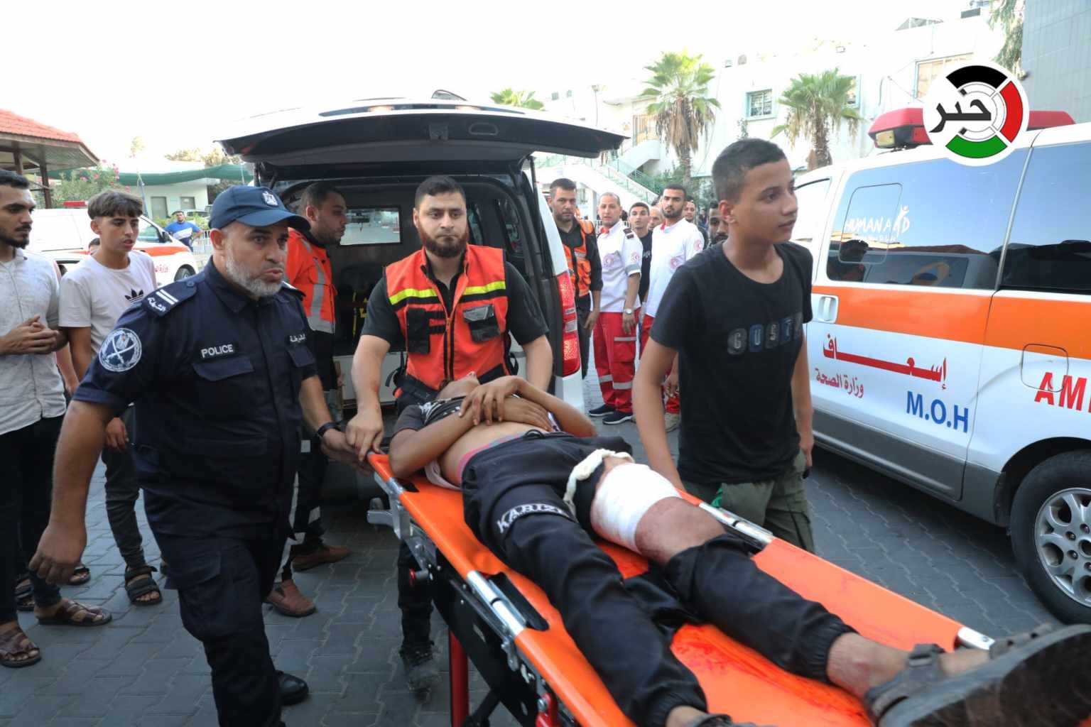 محدث بالصور: إصابات خلال قمع الاحتلال التظاهرات شرق قطاع غزة