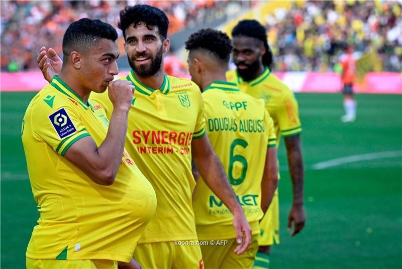 بالصور.. هدف عالمي لمصطفى محمد في فوز نانت على لوريان