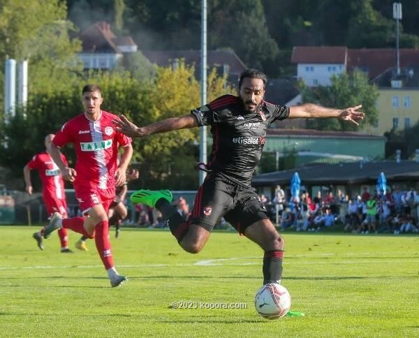 بالصور: الأهلي يختتم معسكر النمسا بثلاثية ضد ألوميني