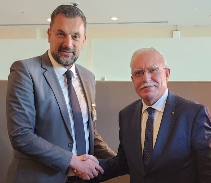 المالكي يلتقي بوزير خارجية البوسنة والهرسك