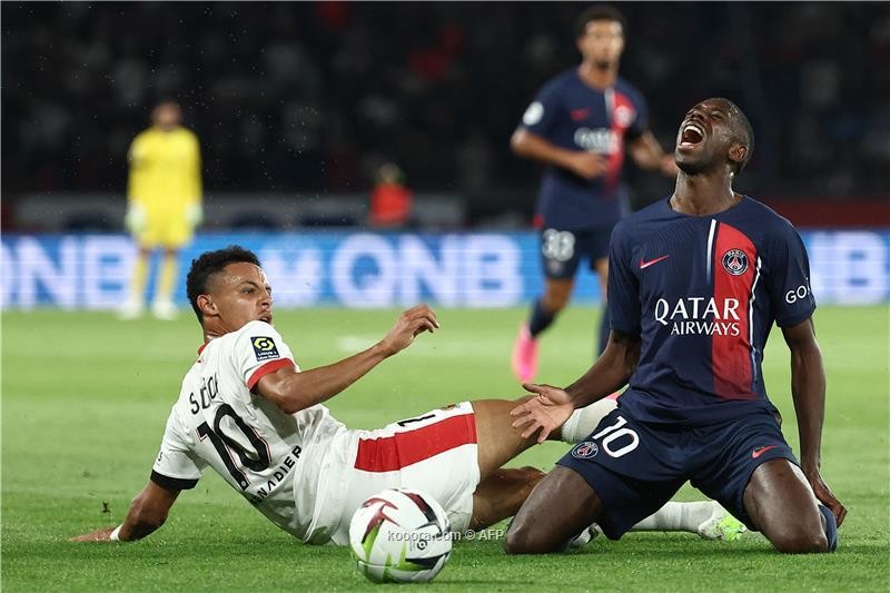 بالصور : السقوط الأول.. نيس يصعق باريس سانجرمان في حديقة الأمراء