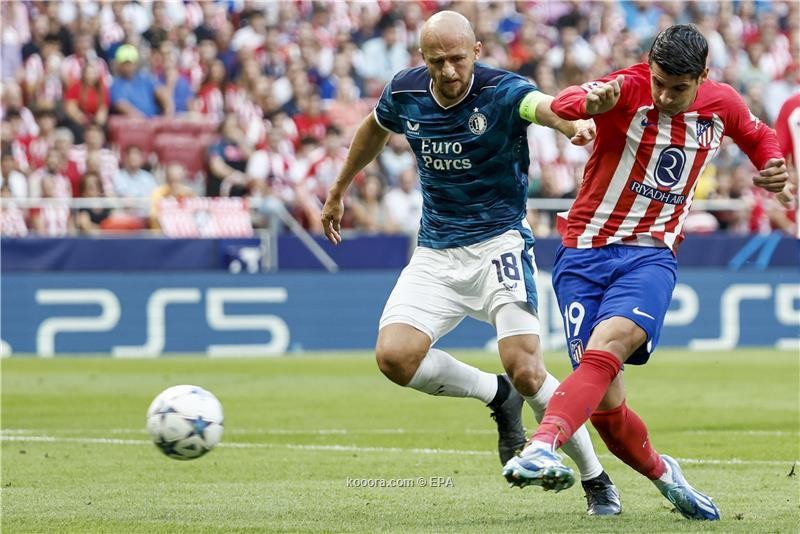 بالصور.. أتلتيكو مدريد يعاقب فينورد بثلاثية