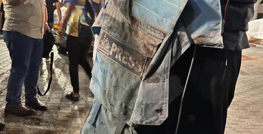 وقفة في بيت لحم تنديدًا بجرائم الاحتلال بحق الصحفيين