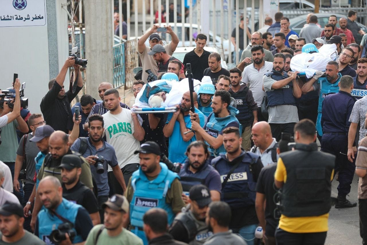 إرتقاء 34 صحفياً منذ بدء العدوان على قطاع غزة