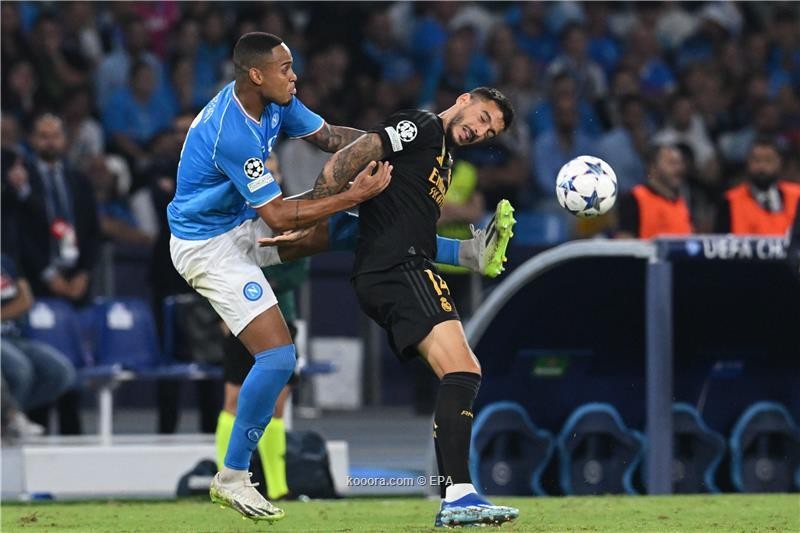 بالصور: صاروخ فالفيردي ينصر ريال مدريد ويحبط نابولي