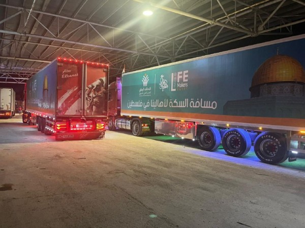 قافلة مساعدات جديدة تصل غزة ومطالبة أممية بإدخال الوقود