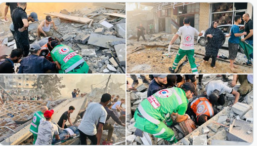 مجزره في شارع الجلاء و اليرموك بقصف مكثف على بتايات المواطنين